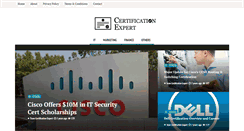 Desktop Screenshot of certificationexpert.com